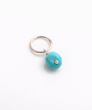 small turquoise charm