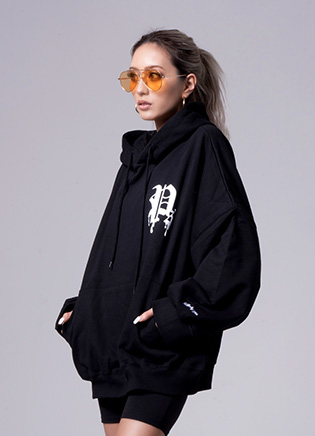 melt PS logo hoodie