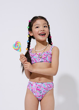 candy pop strap bikini “kids”