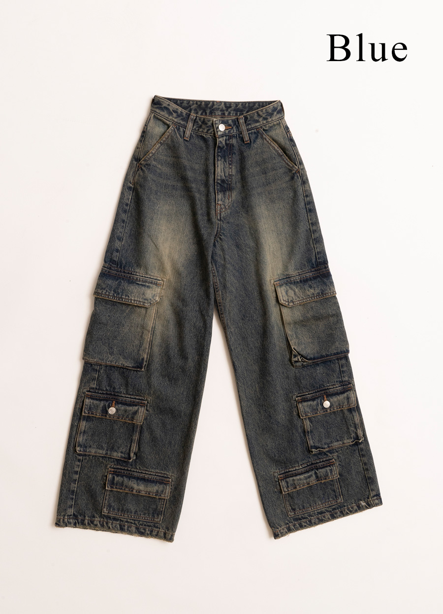 m-style / mad denim cargo pants m-style / mad denim cargo pants