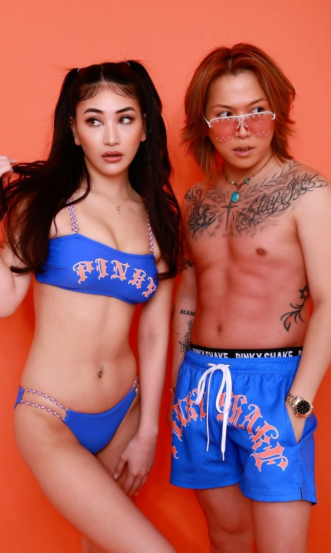 PinkyShake モノキニビキニ 水着・ラッシュガード sand ck line